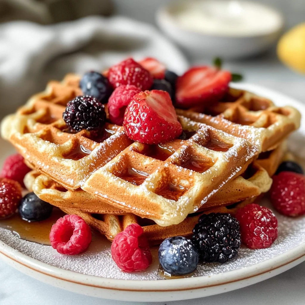 Almond Flour Waffles Recipe