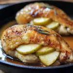 Apple and Brie Stuffed Chicken with Maple Dijon Glaze