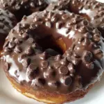Baked Chocolate Glazed Donuts