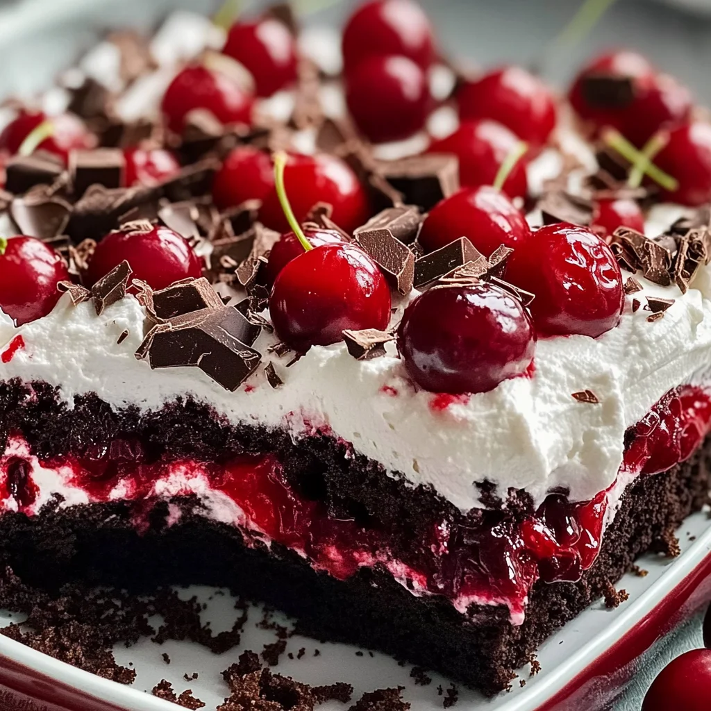 Black Forest Poke Cake Recipe