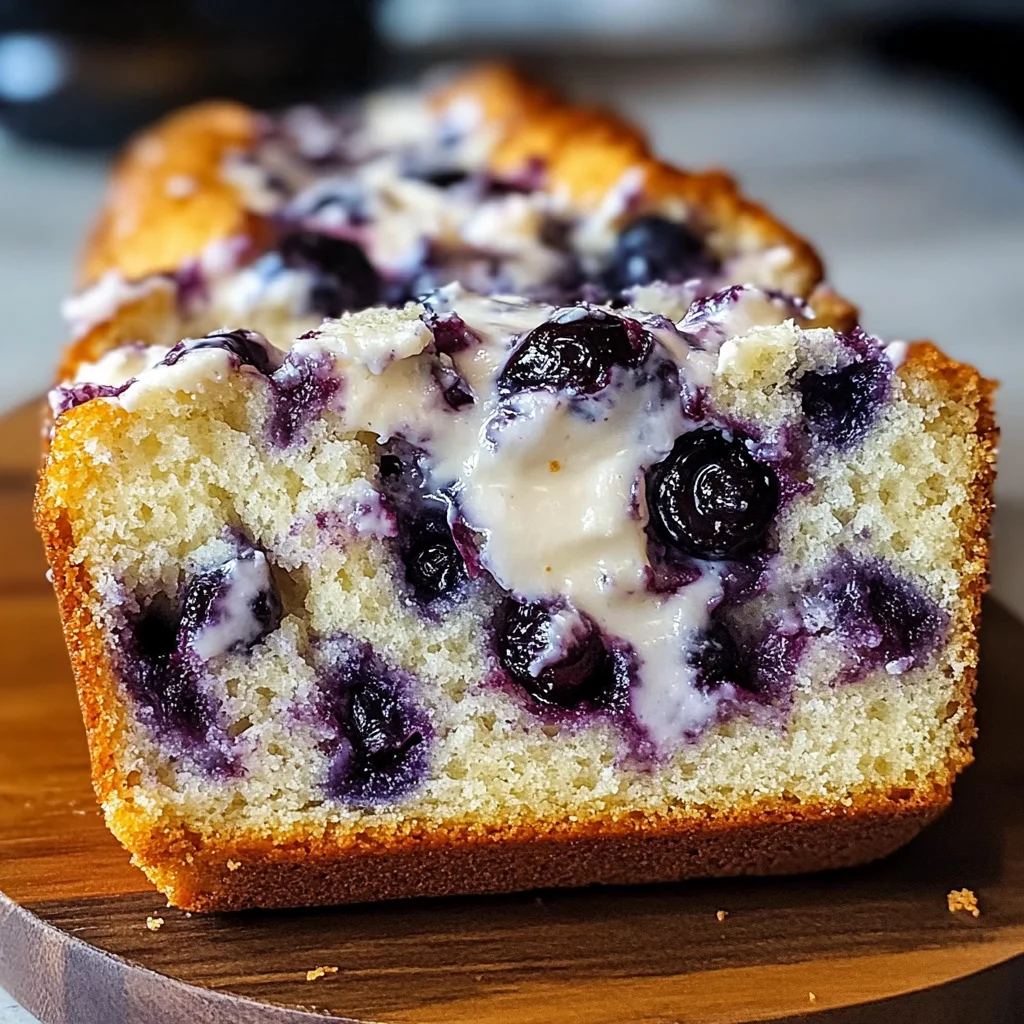 Blueberry Cream Cheese Loaf