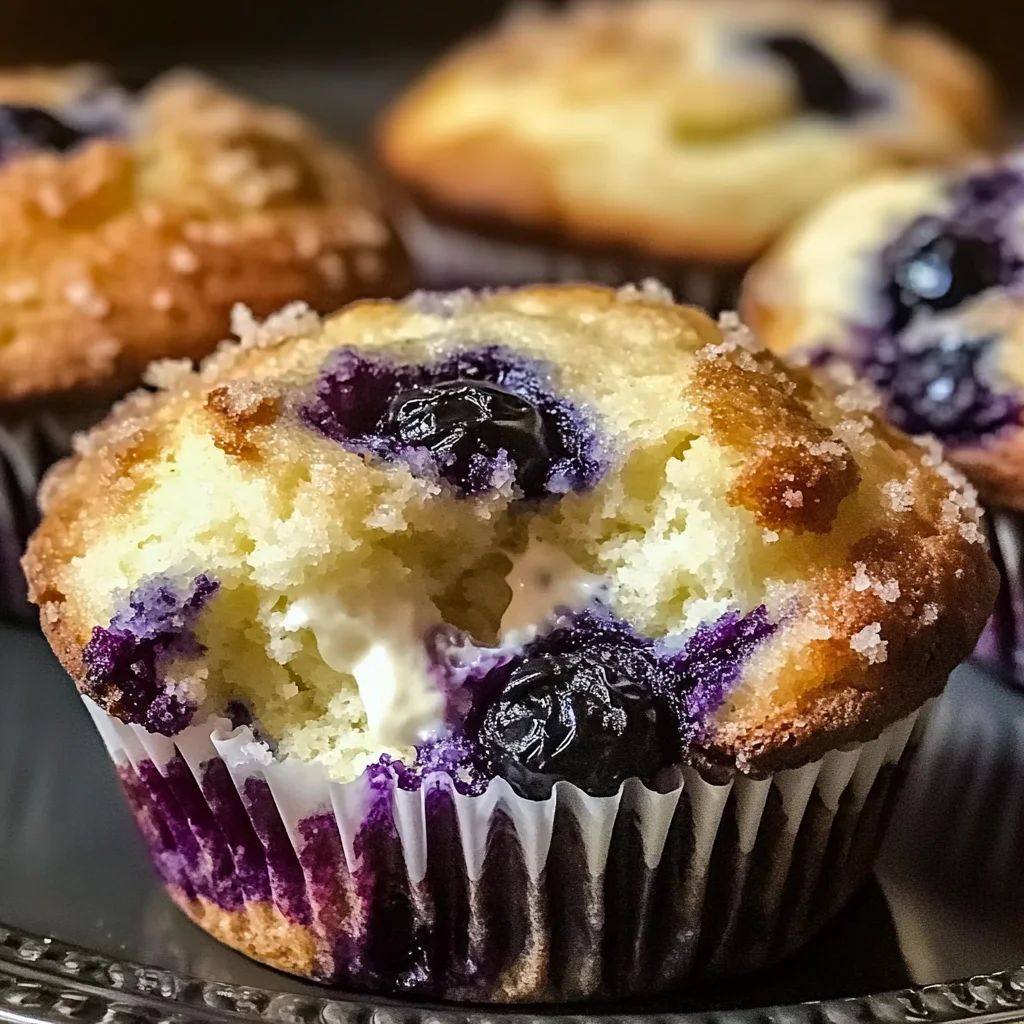 Blueberry Cream Cheese Muffins Recipe