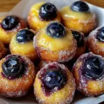 Blueberry Lemon Curd Donut Holes