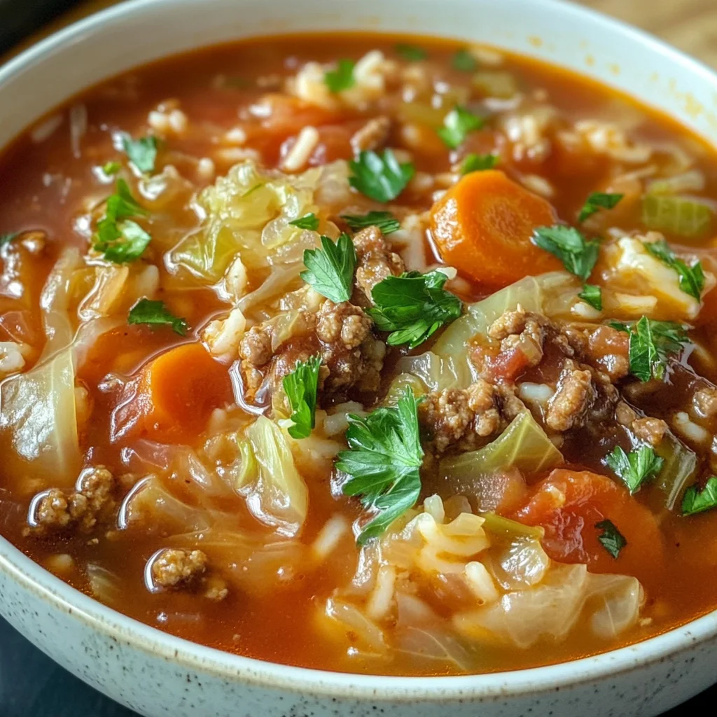 Cabbage Roll Soup