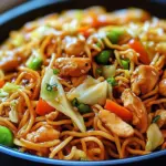 Chicken Chow Mein with The Best Chow Mein Sauce