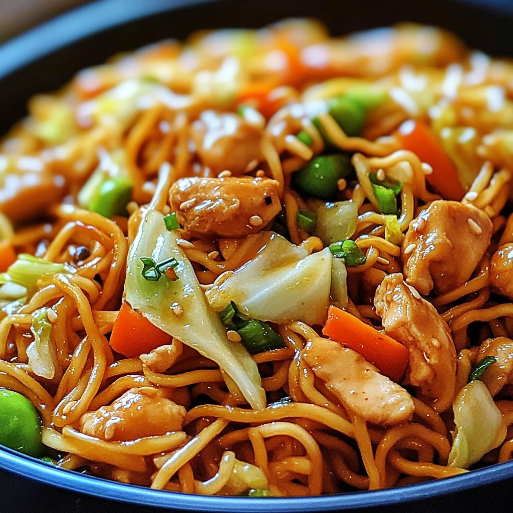 Chicken Chow Mein with The Best Chow Mein Sauce