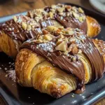 Chocolate Hazelnut Croissant Bake