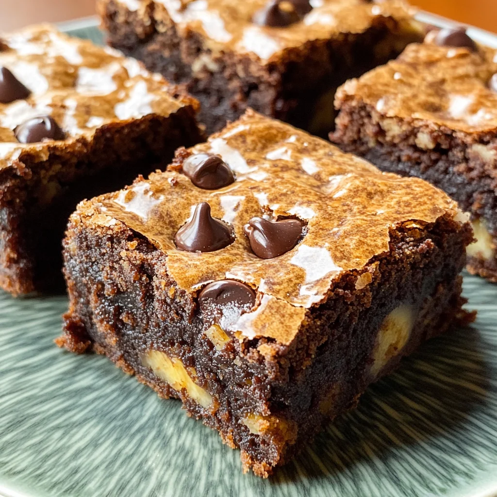 Chunky Monkey Brownies