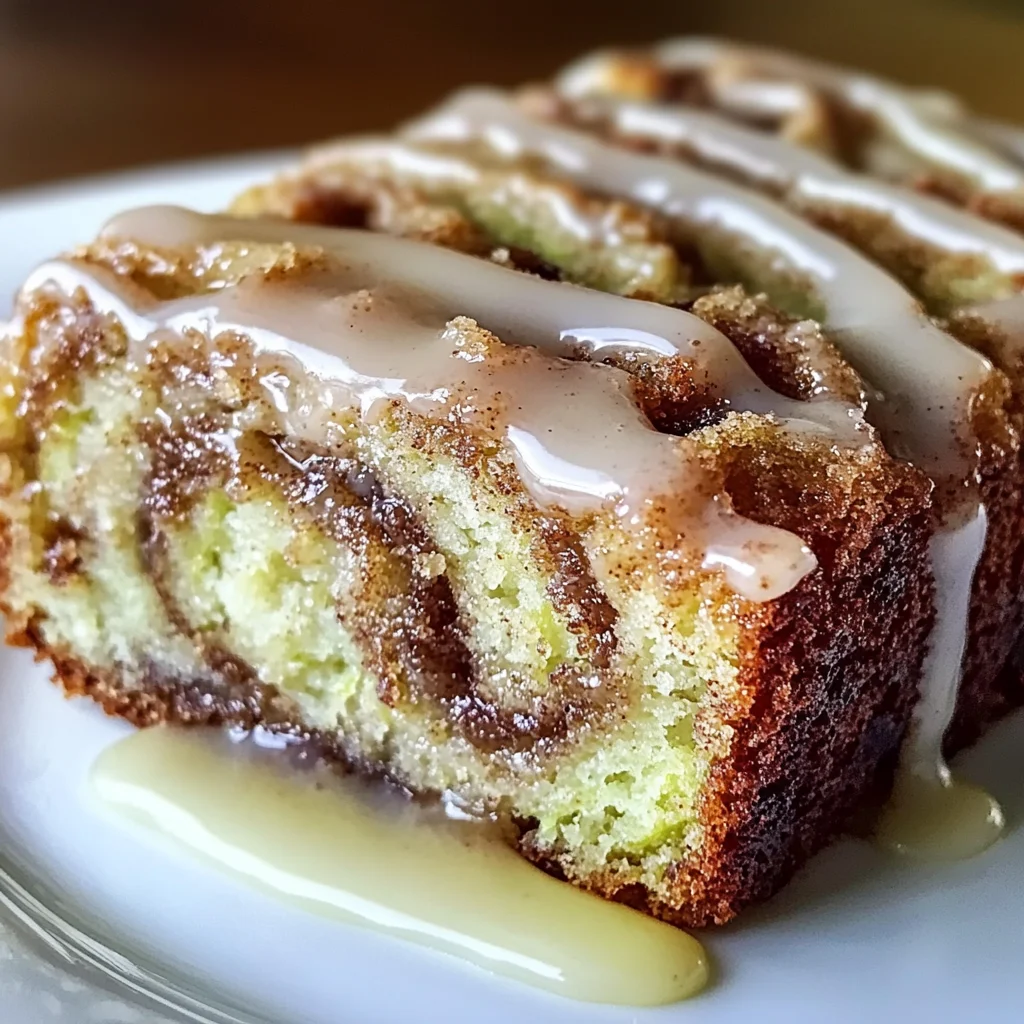 Cinnamon Roll Zucchini Bread