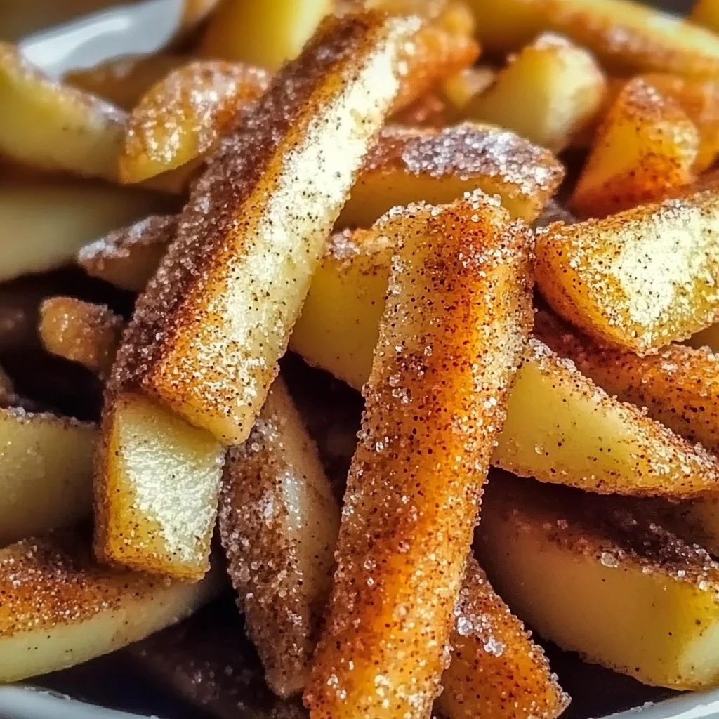 Cinnamon Sugar Apple Fries