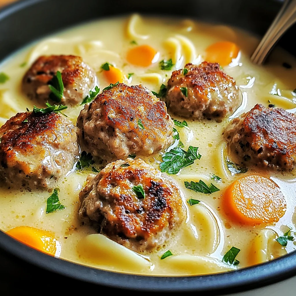 Cozy Swedish Meatball Soup Recipe