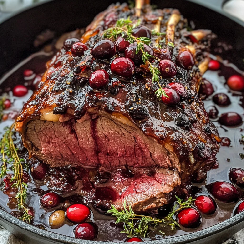 Cranberry Balsamic Roast Beef