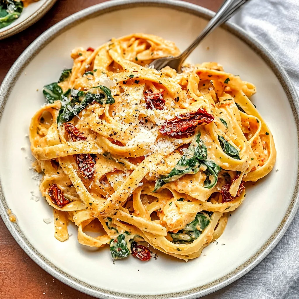 Creamy Sun-Dried Tomato Pasta