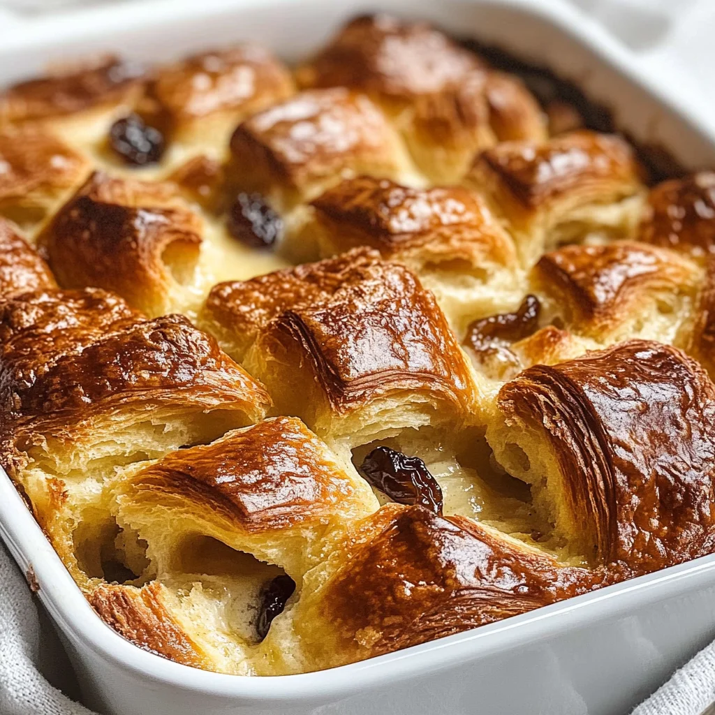 Croissant Bread Pudding Recipe
