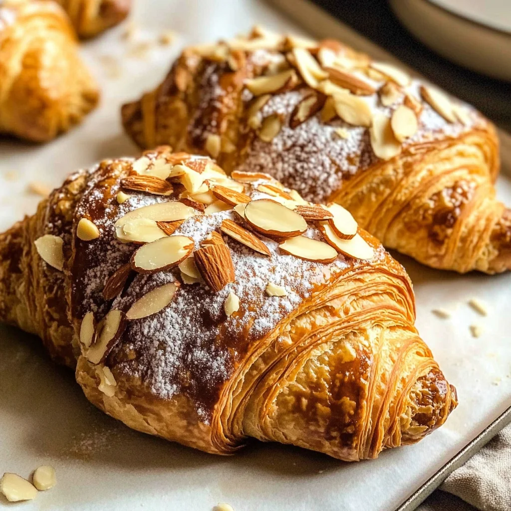 Easy Almond Croissants