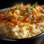 French Onion Chicken Rice Casserole