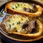 French Onion Short Rib Soup with Gruyère Toast