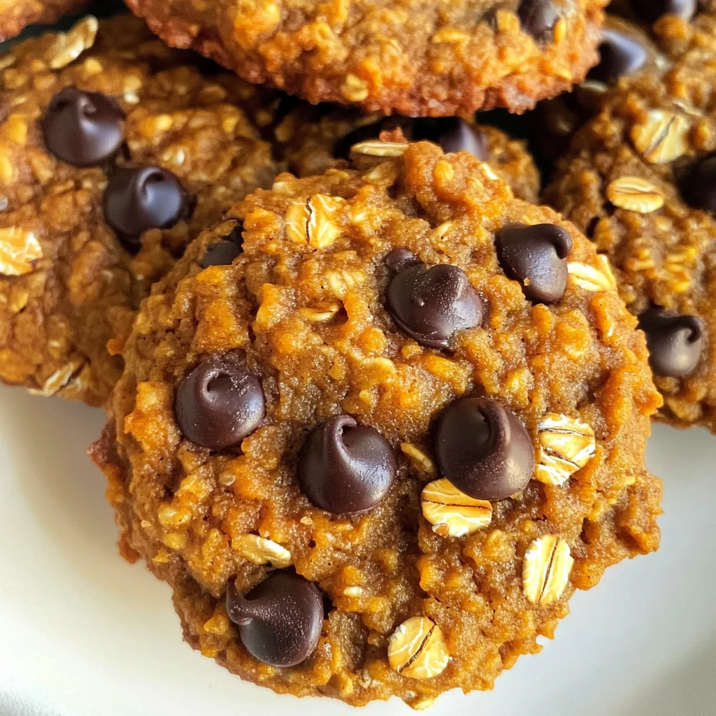 Gluten Free Pumpkin Oatmeal Cookies