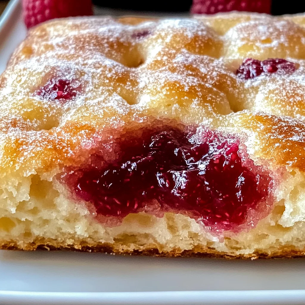 Homemade Jam Donut Focaccia: Sweet Bliss for Brunch Lovers