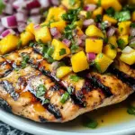 Honey Lime Chicken with Mango Salsa