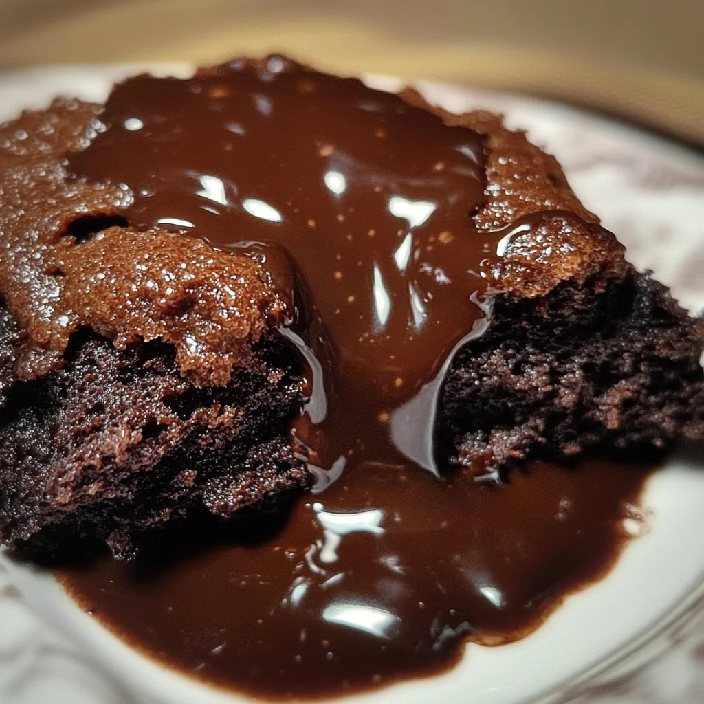 Hot Fudge Chocolate Pudding Cake