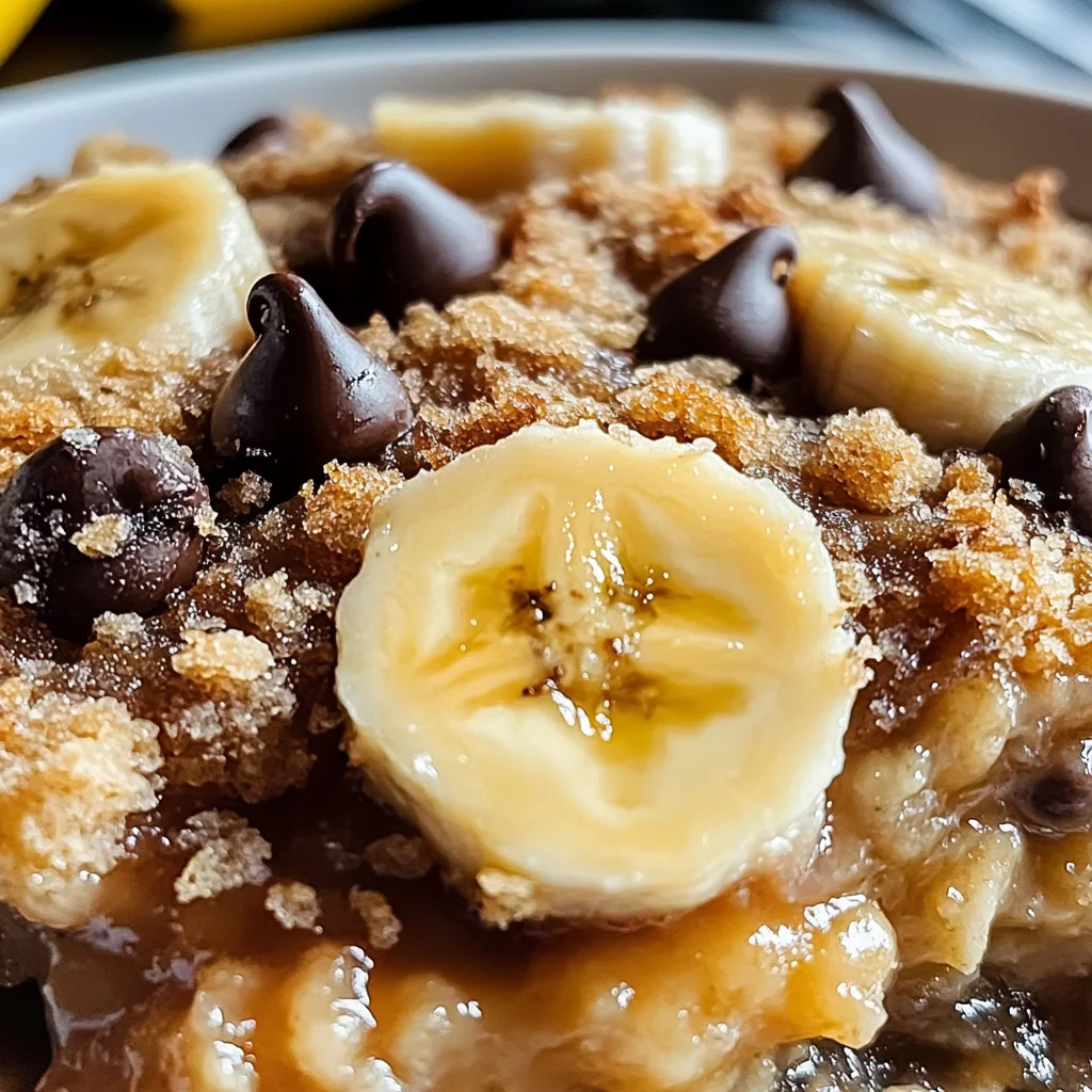 Irresistible Banana Bread Cobbler with a Gooey Twist