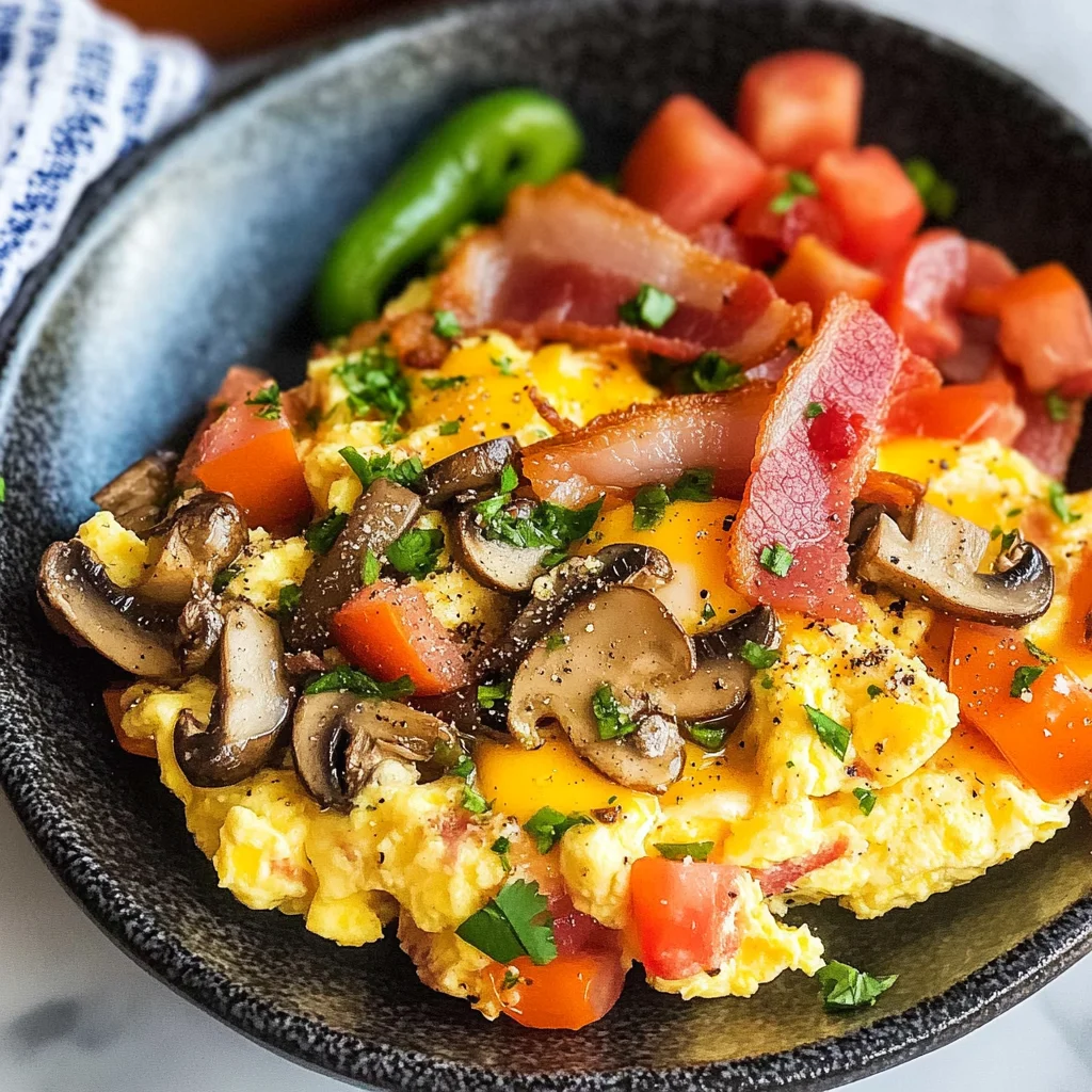 Loaded Scrambled Eggs Recipe