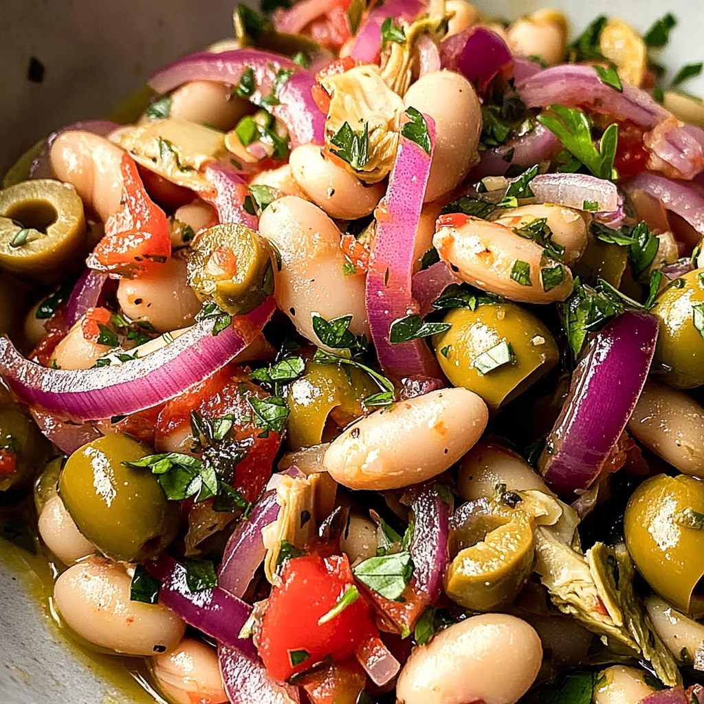 Marinated Butter Beans
