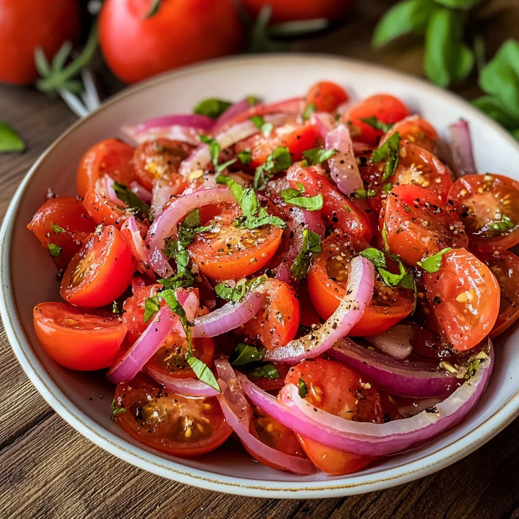 Marinated Tomato Onion Salad