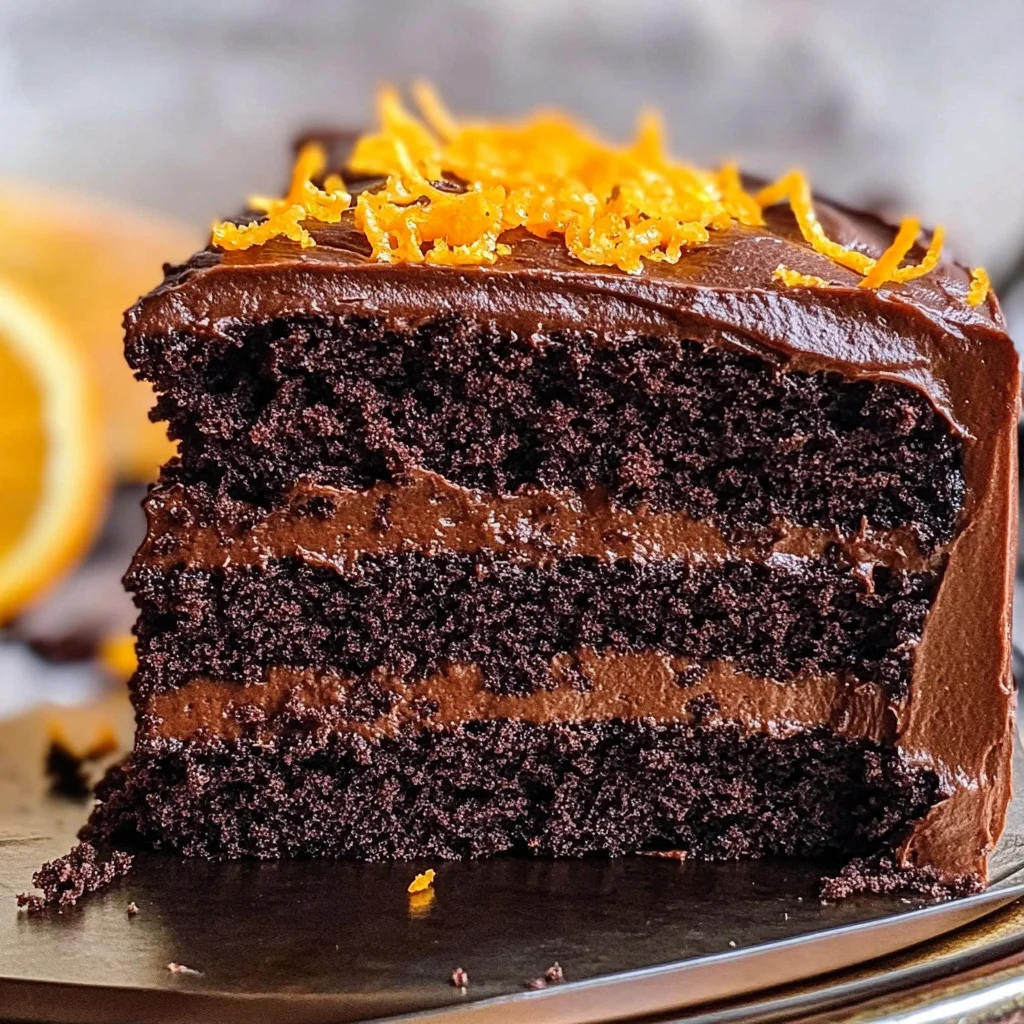 Moist Chocolate Orange Cake