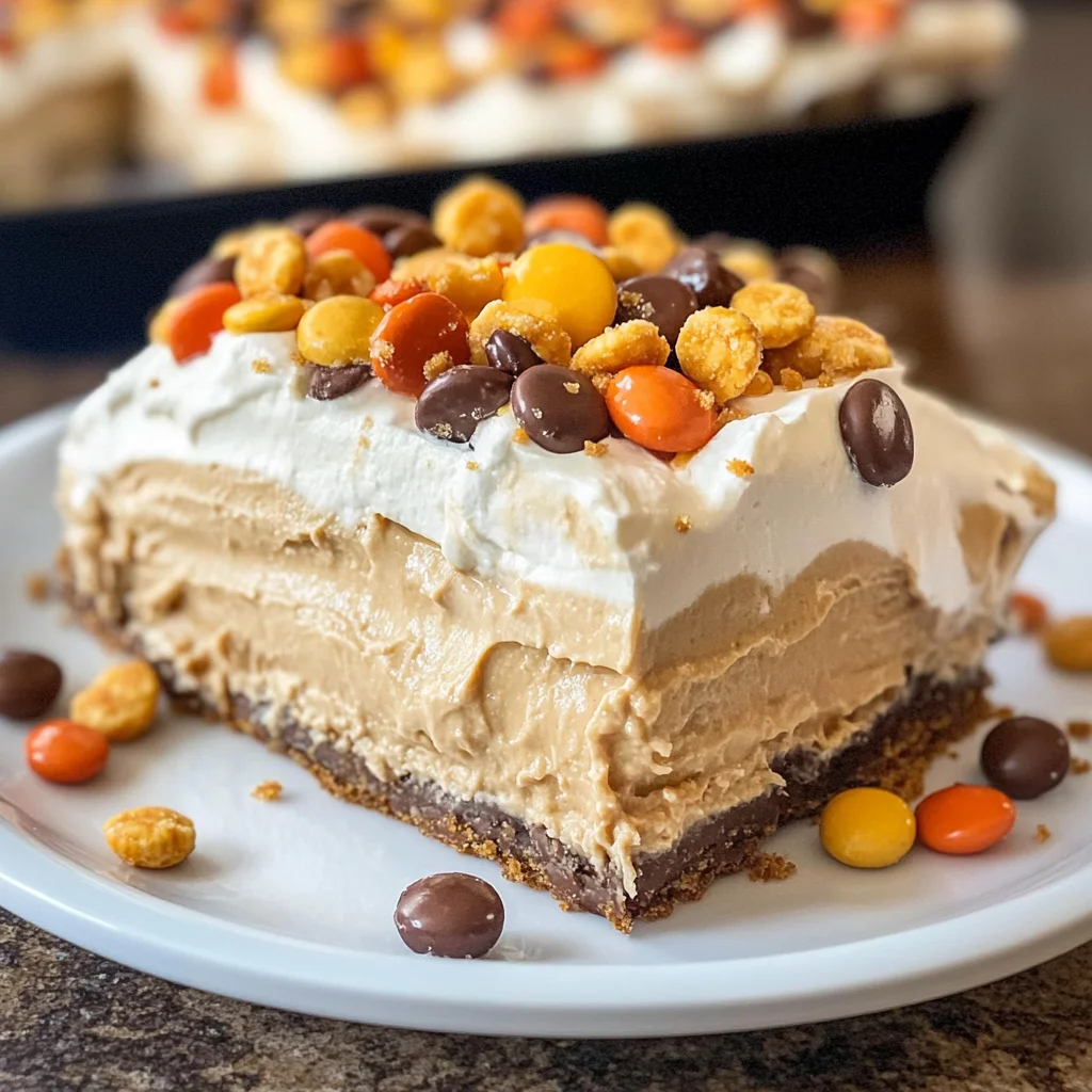 No Bake Peanut Butter Icebox Cake