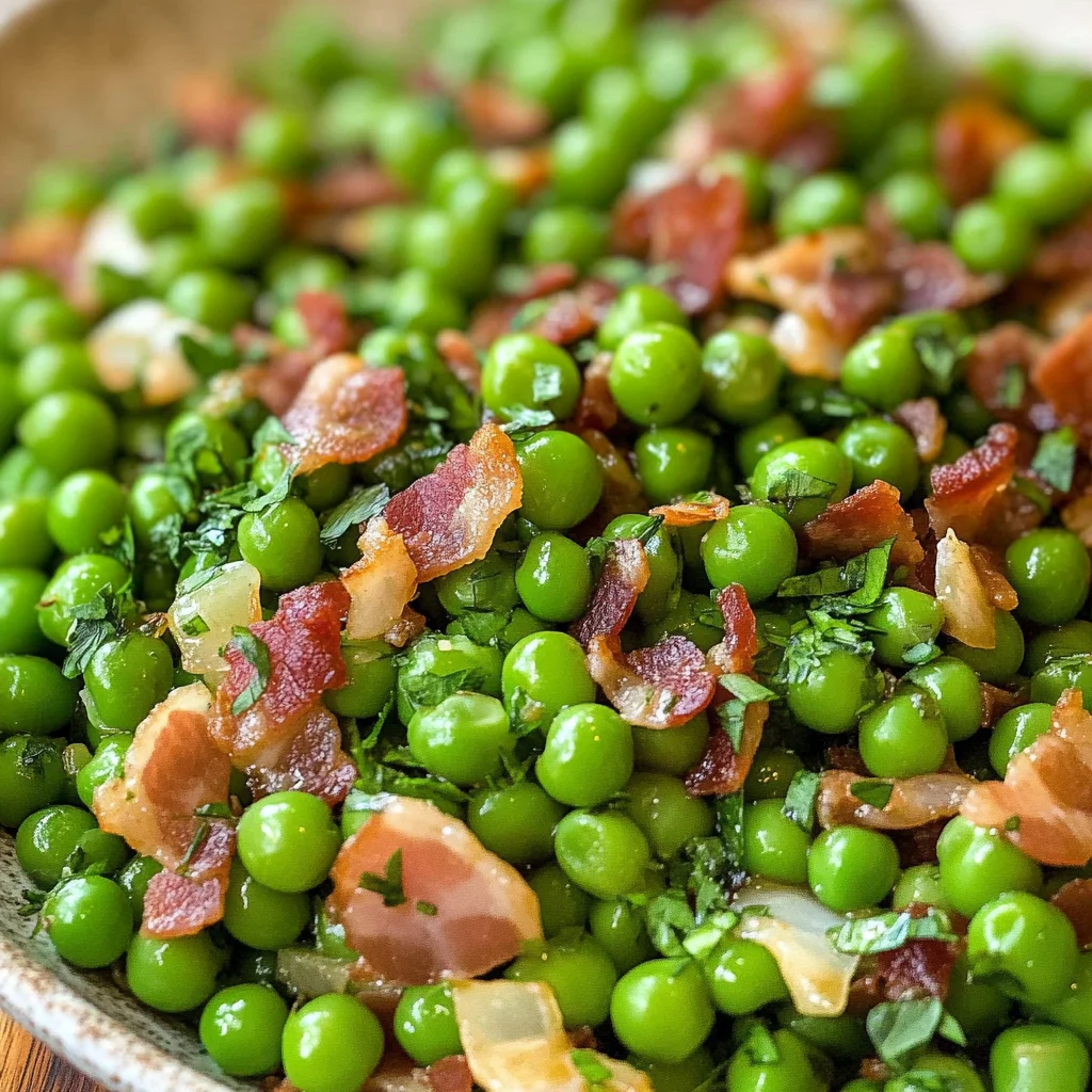 Peas and Pancetta