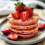 Perfect Breakfast Strawberry Pancakes - Alrightwithme