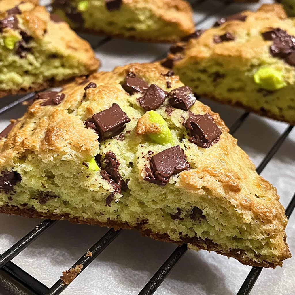 Pistachio Pudding Mix Scones