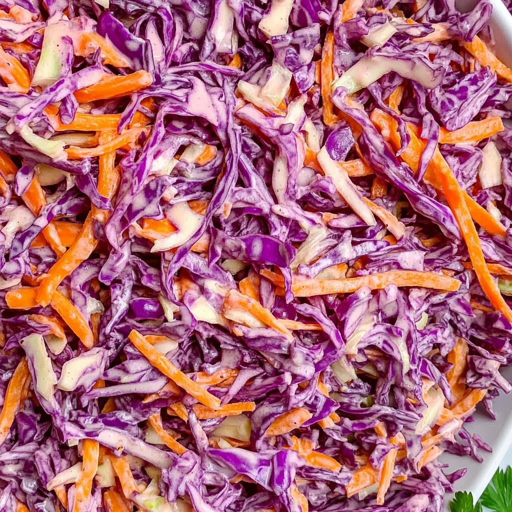 Red Cabbage Slaw
