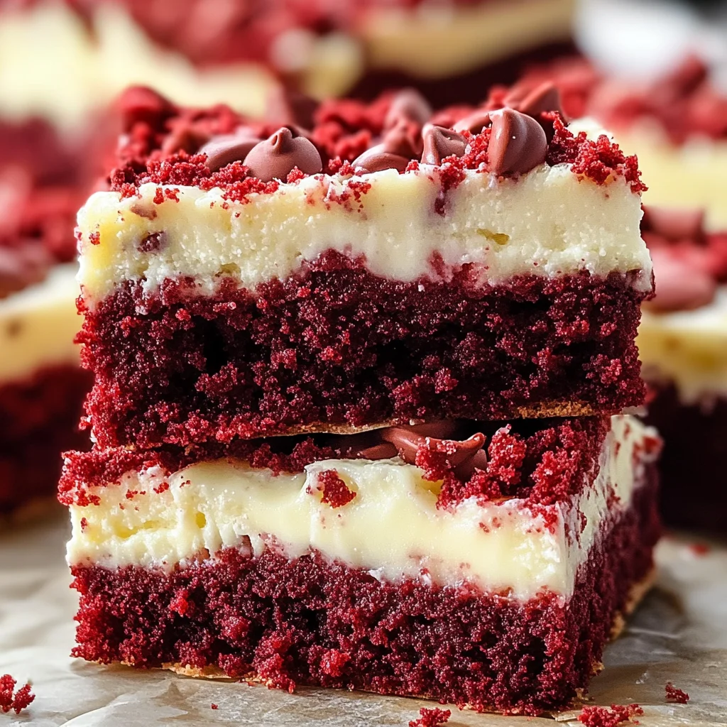 Red Velvet Gooey Bars