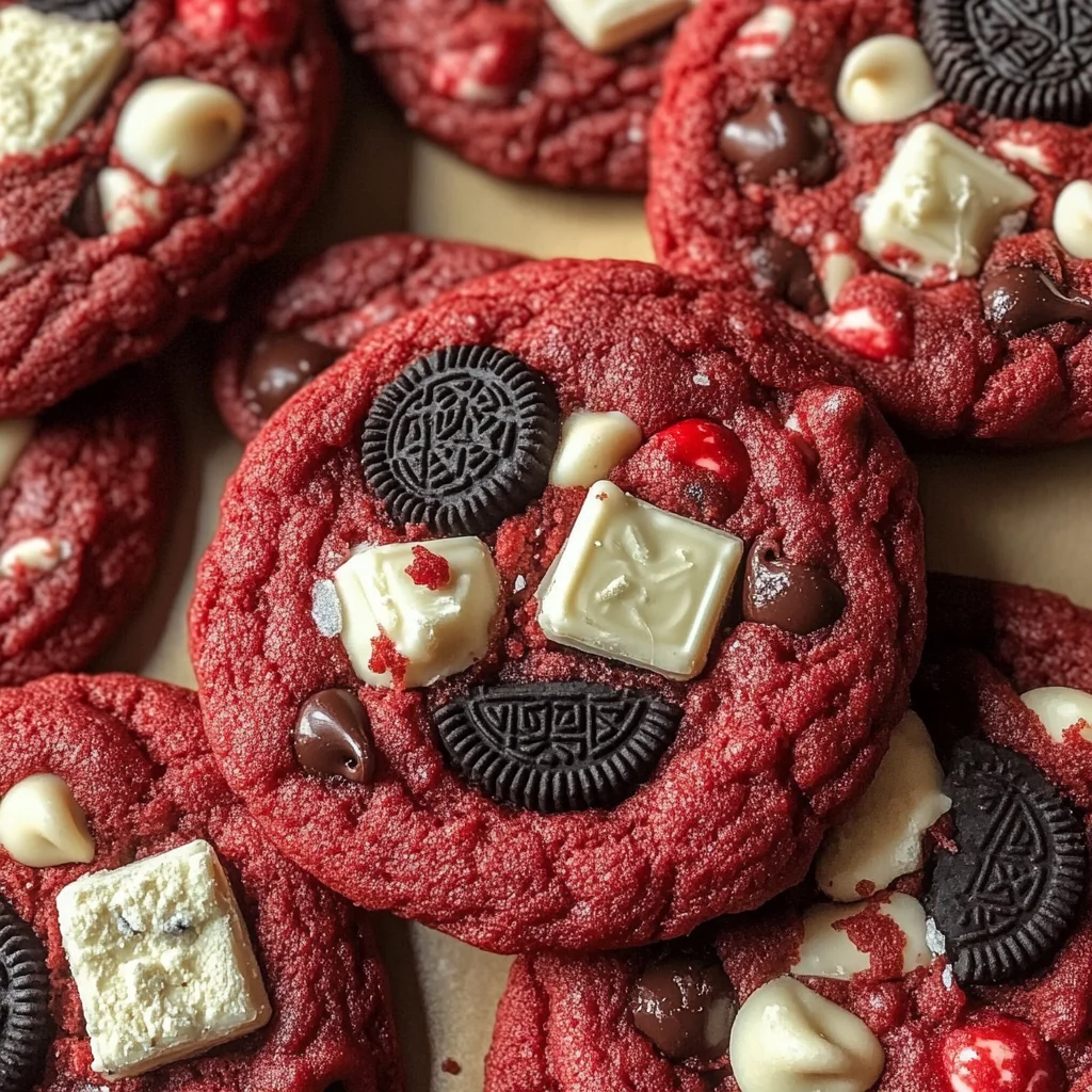 Red Velvet Oreo Cookies