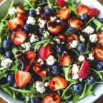 Refreshing Arugula Salad with Berries