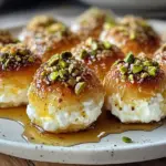 Ricotta Pistachio Honey Bites