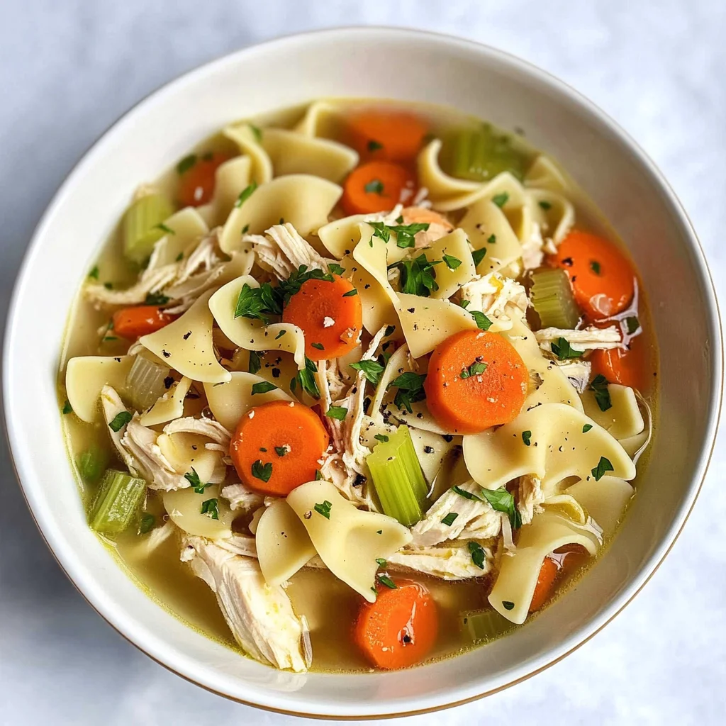 Slow Cooker Chicken Noodle Soup