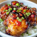 Sticky Sweet Chili Chicken Thighs in Air Fryer
