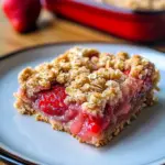 Strawberry Oatmeal Crumble Bars