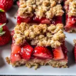 Strawberry Oatmeal Crumble Bars Recipe
