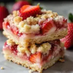 Strawberry Shortcake Streusel Bars