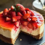 THE BEST STRAWBERRY CHEESECAKE RECIPE