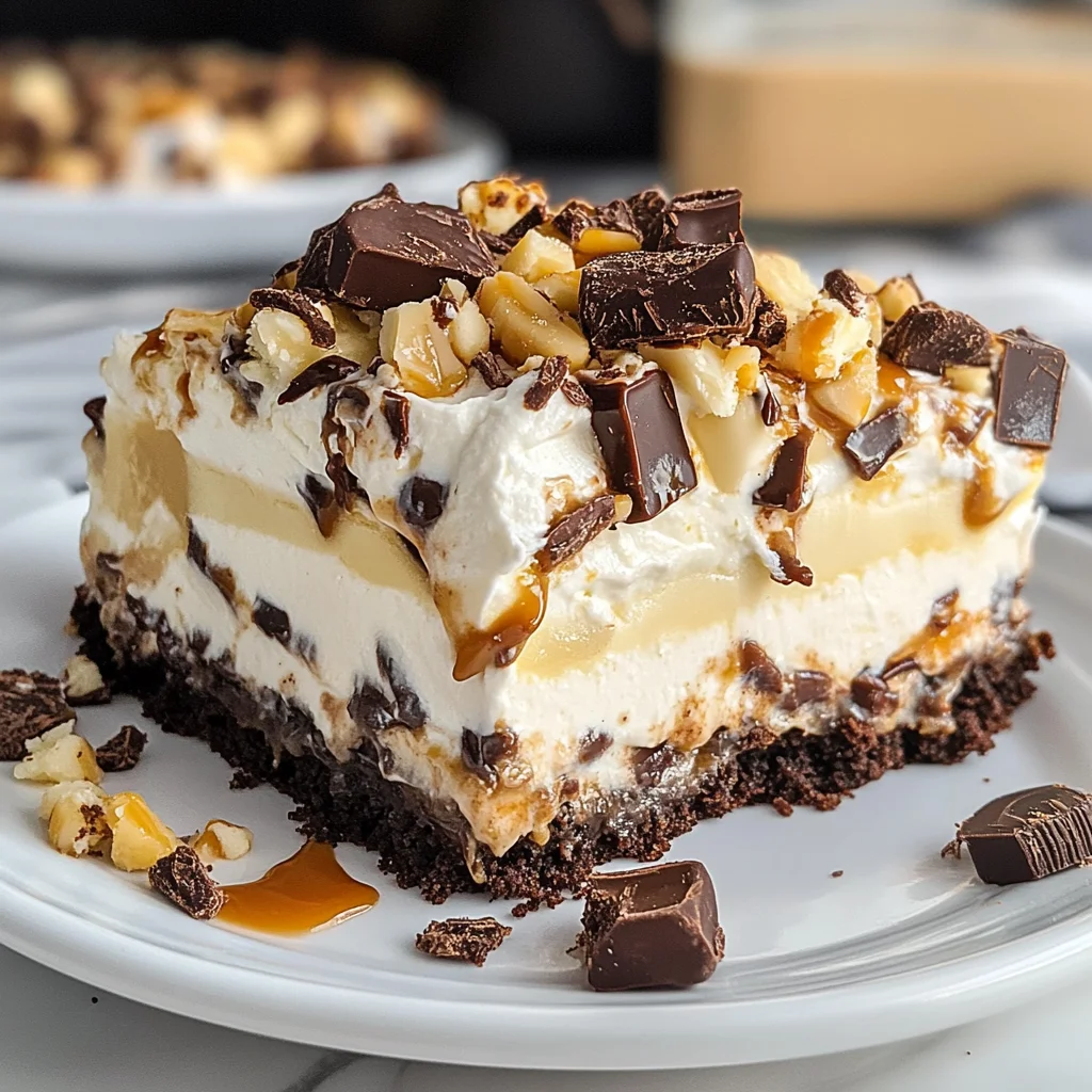 Turtle Lasagna Dessert