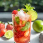 Virgin Strawberry Mojito (Mocktail)
