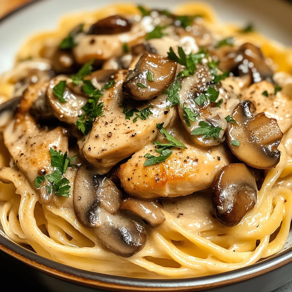 Chicken Marsala Pasta
