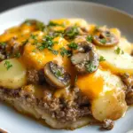 Crockpot chicken hamburger Potato Casserole