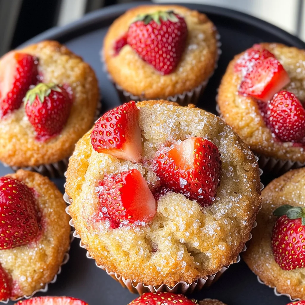 Homemade Strawberry Muffins